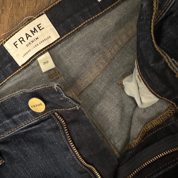 Frame Le hi straight denim jeans - Picture 2 of 2